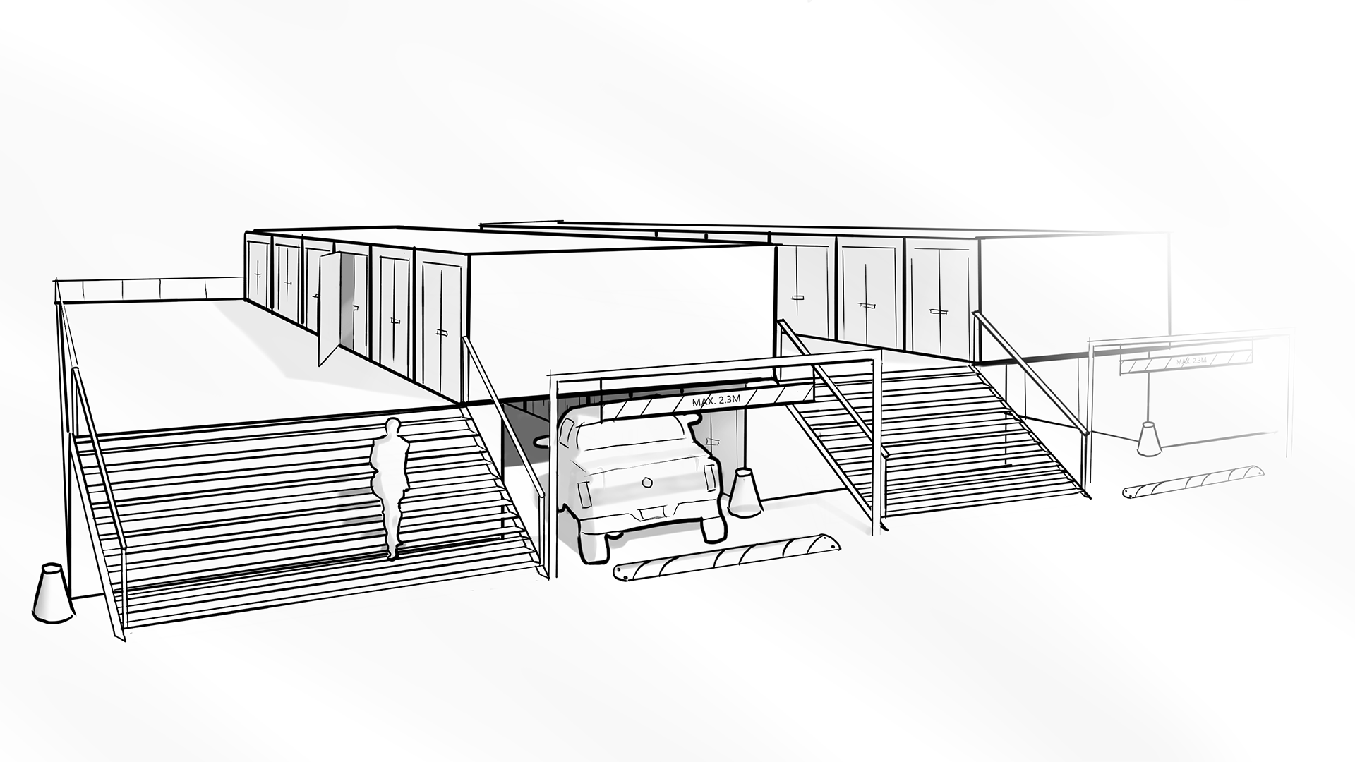 croquis du parc