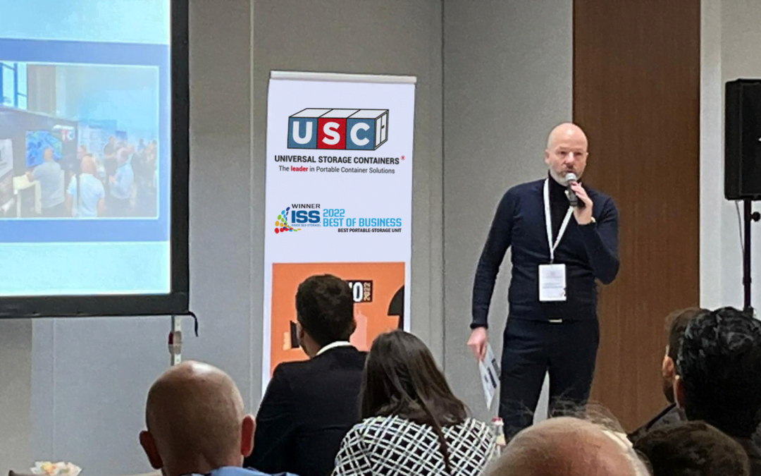 USC a également participé à la conférence sur le self-stockage à Milan.