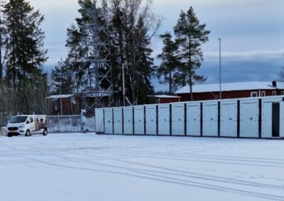 Sneew foto containerpark Valentuna Zweden